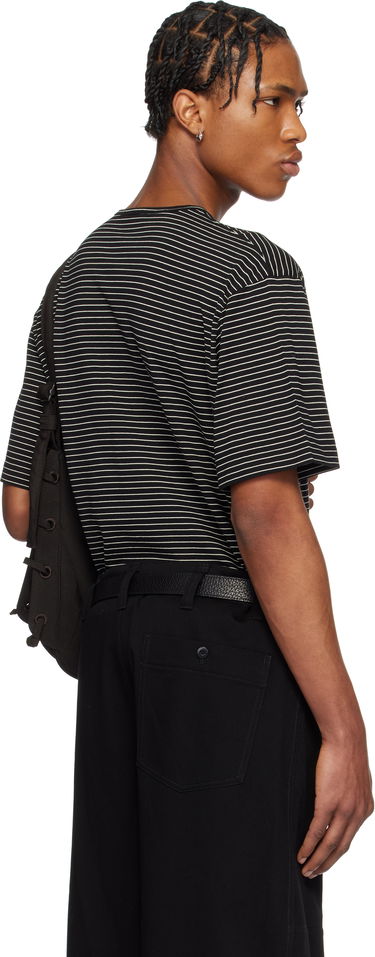 Tričko LEMAIRE LEMAIRE Striped Short Sleeve T-Shirt Čierna | TO1385 LJ1033, 2