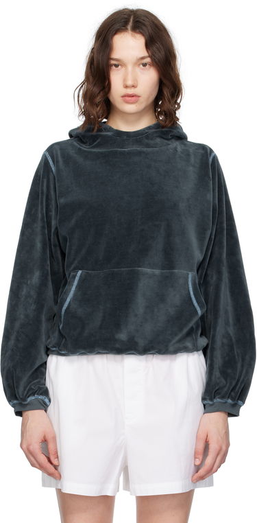 Mikina Baserange Baserange Pillow Velour Hoodie Šedá | FPIH-VE-SU25, 0