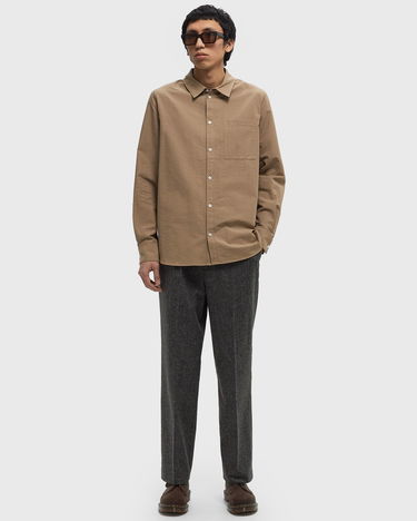 Nohavice ØLÅF Houndstooth Pleated Tailored Pants L Čierna | M190403, 1