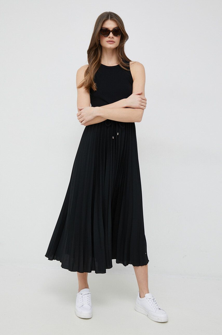 Šaty Tommy Hilfiger Dress Čierna | WW0WW39342.PPYX, 0
