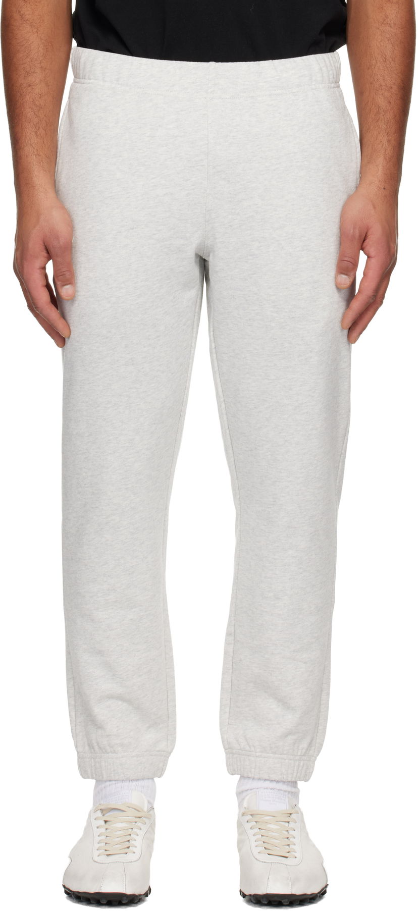 Tepláky AAPE by A Bathing Ape Logo Patch Sweatpants Šedá | AAPPTMC645XAPWH2