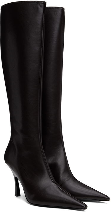 Oblečenie Stella McCartney Stella McCartney Elsa Knee-High Heeled Boots Čierna | 810457AP0250, 3