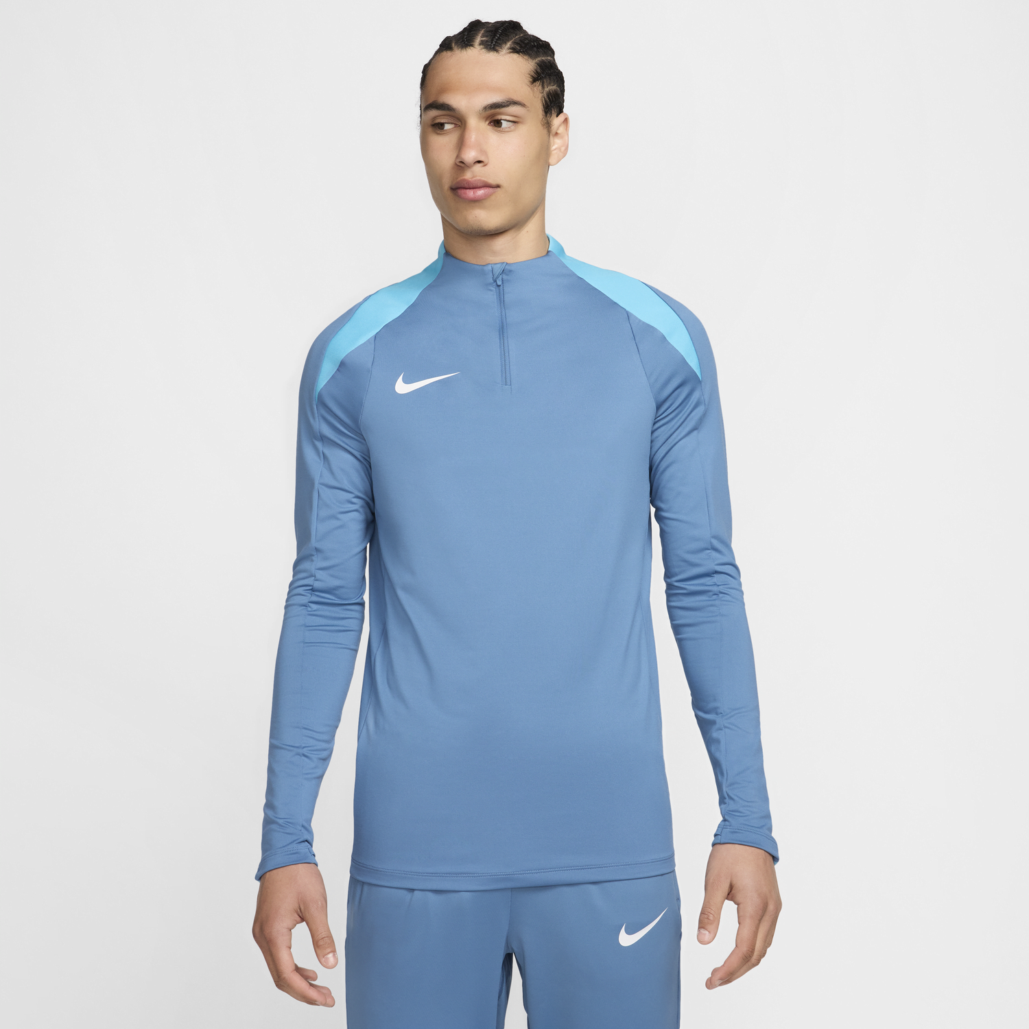 Polo tričko Nike Training Football Dri-FIT Half-Zip Top Modrá | FN2403-429, 0