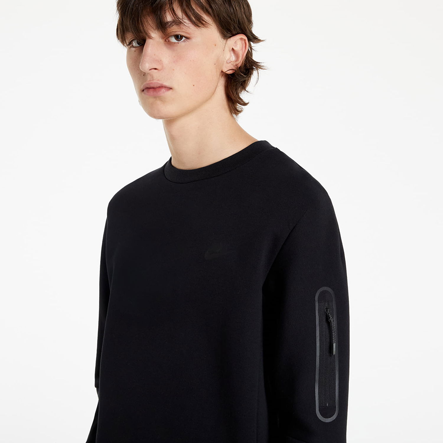 Mikina Nike Sportswear Tech Fleece Čierna | CU4505-010, 1