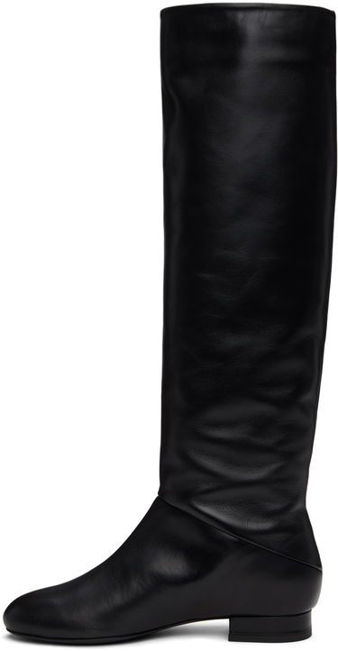 Oblečenie BY FAR BY FAR Felix Nappa Leather Knee-High Boots Čierna | MWFBO064CL013BK001PL, 2