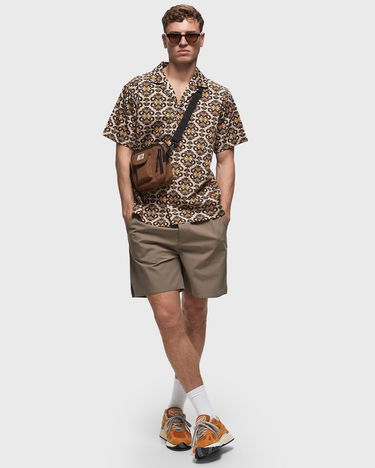 Košeľa Les Deux Hendrix AOP SS Shirt Béžová | LDM401080-815856, 1