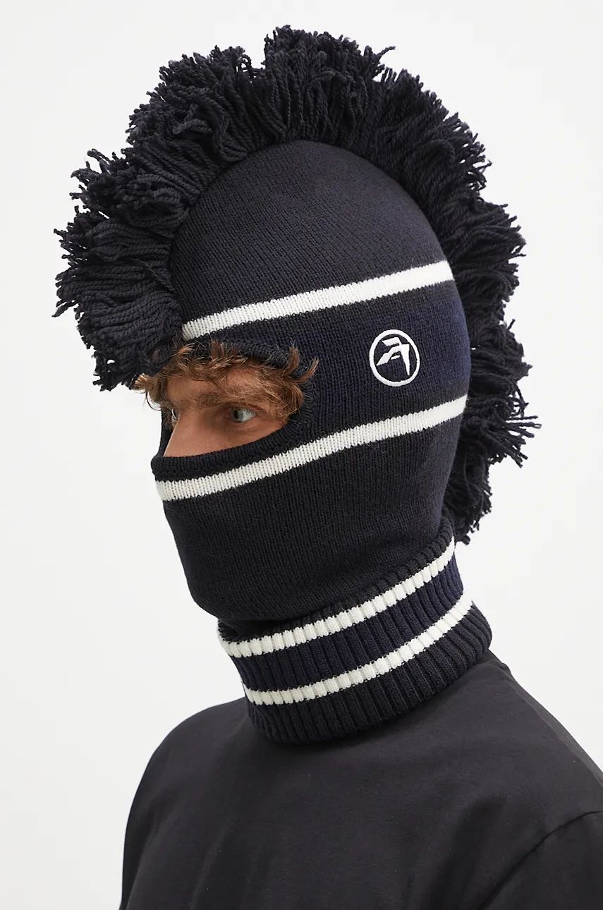 Klobúk Ambush Fringe Knit Balaclava Čierna | BMLC001F24KNI0011031, 0