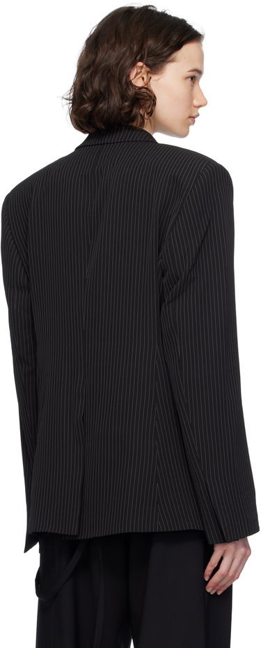 Bunda Ottolinger Ottolinger Split Pinstripe Blazer Čierna | 2301612, 2