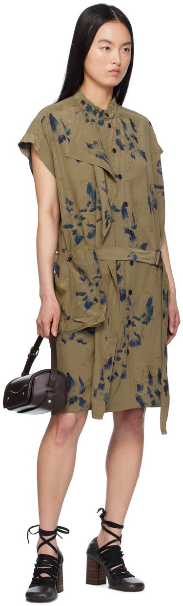 Šaty LEMAIRE Lemaire Asymmetrical Minidress Zelené | DR1063 LF1262, 3