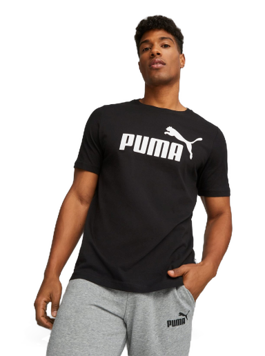 Tričko Puma Essentials Logo Tee Čierna | 586666_01