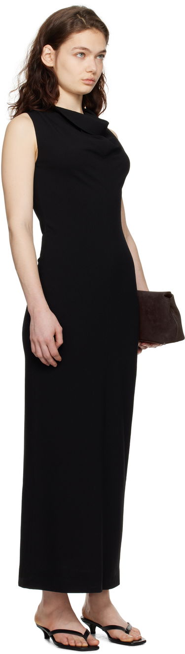 Šaty TOTEME TOTEME Cowl-Neck Maxi Dress Čierna | 251-WRD4445-FB0330, 1