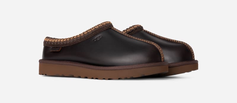 Tenisky a topánky UGG UGG Tasman LTHR Leather Slippers Hnedá | 1170292-IWD, 1
