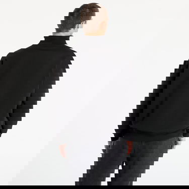 Mikina Urban Classics Cut&Sew Troyer Sweatshirt Čierna | TB7594-00007, 2