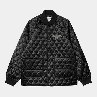 Bunda Carhartt WIP Quilted Liner Jacket Čierna | I035146_4, 7
