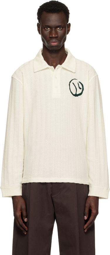 Polo tričko Palmes Palmes Knitted Rugby Polo Biela | P15-0030-062, 0