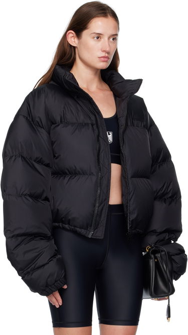 Prešívaná bunda VETEMENTS Vetements Double Logo Boxy Down Jacket Čierna | UH76PU220BB, 1