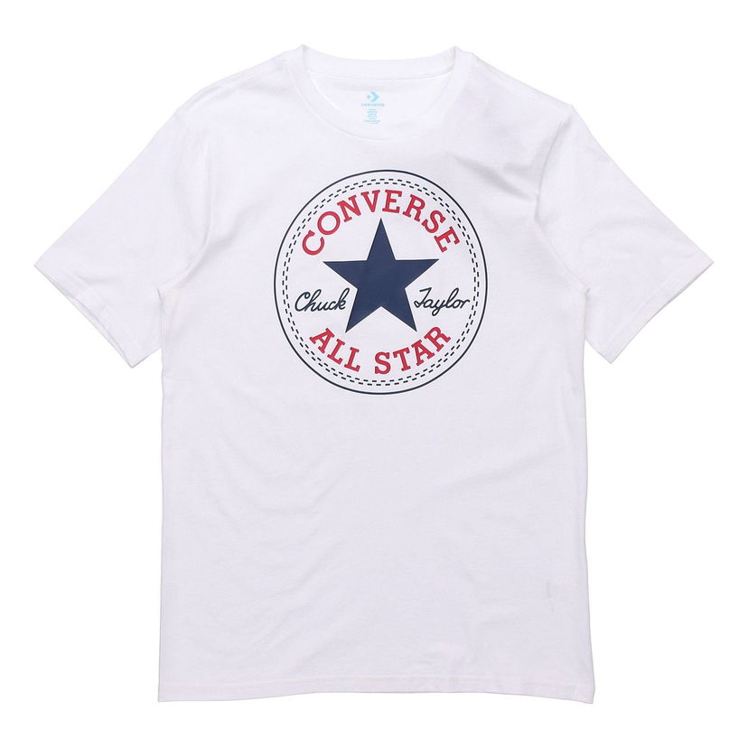 Tričko Converse All Star Classic Round Neck Short Sleeve T-Shirt Biela | 10007887-102