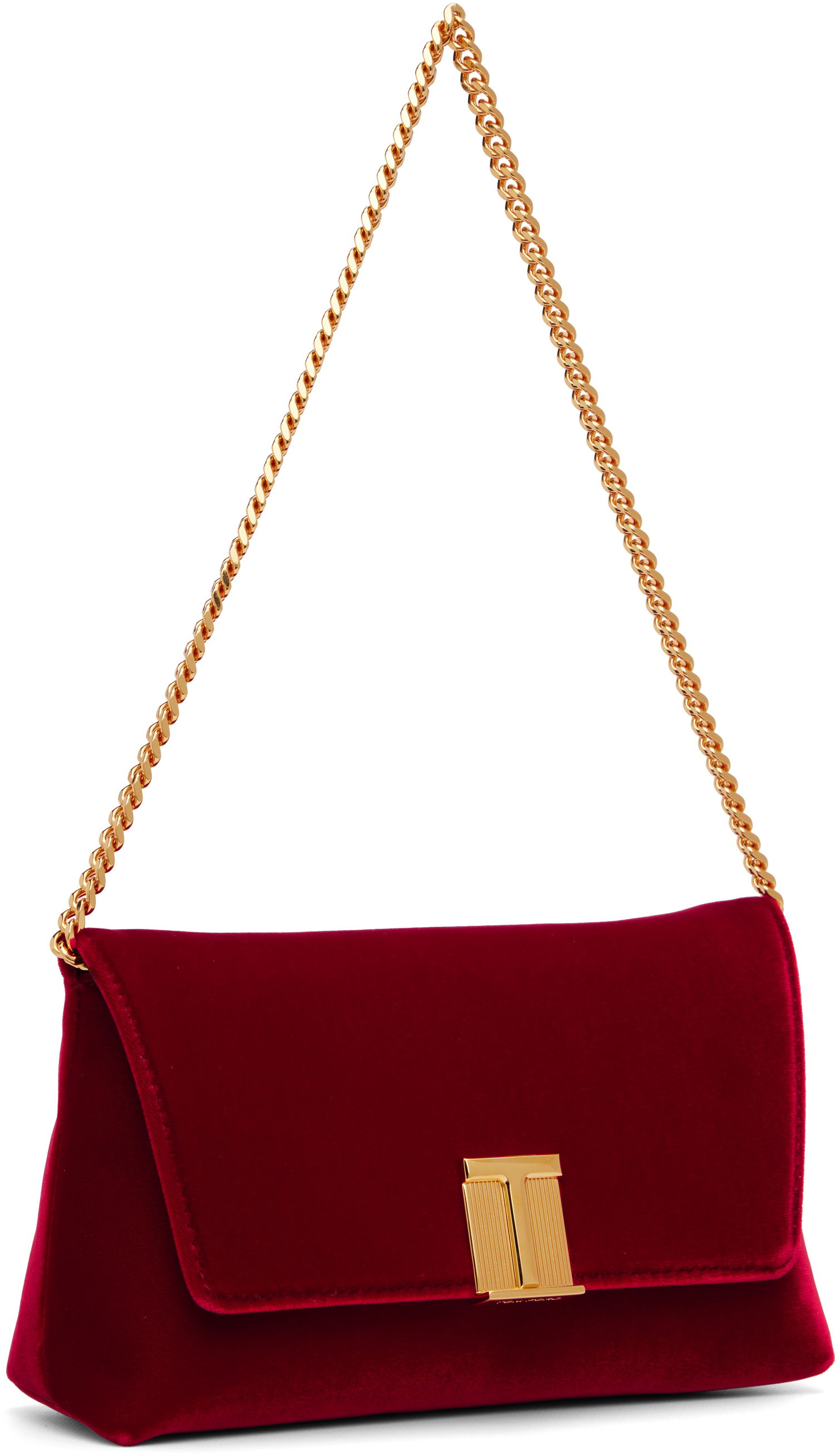Kabelka Tom Ford TOM FORD Velvet Mini Bag Červená | L1886-TVE001X, 1