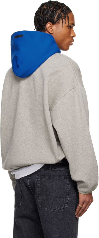 Mikina Fear of God Fear of God ESSENTIALS NBA Warriors Pull Over Hoodie Šedá | 192AL246502F, 2