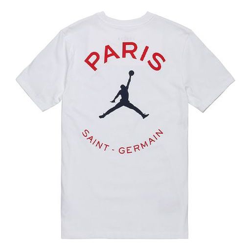 Tričko Jordan Paris Saint-Germain Jumpman T-Shirt Biela | DB6515-100
