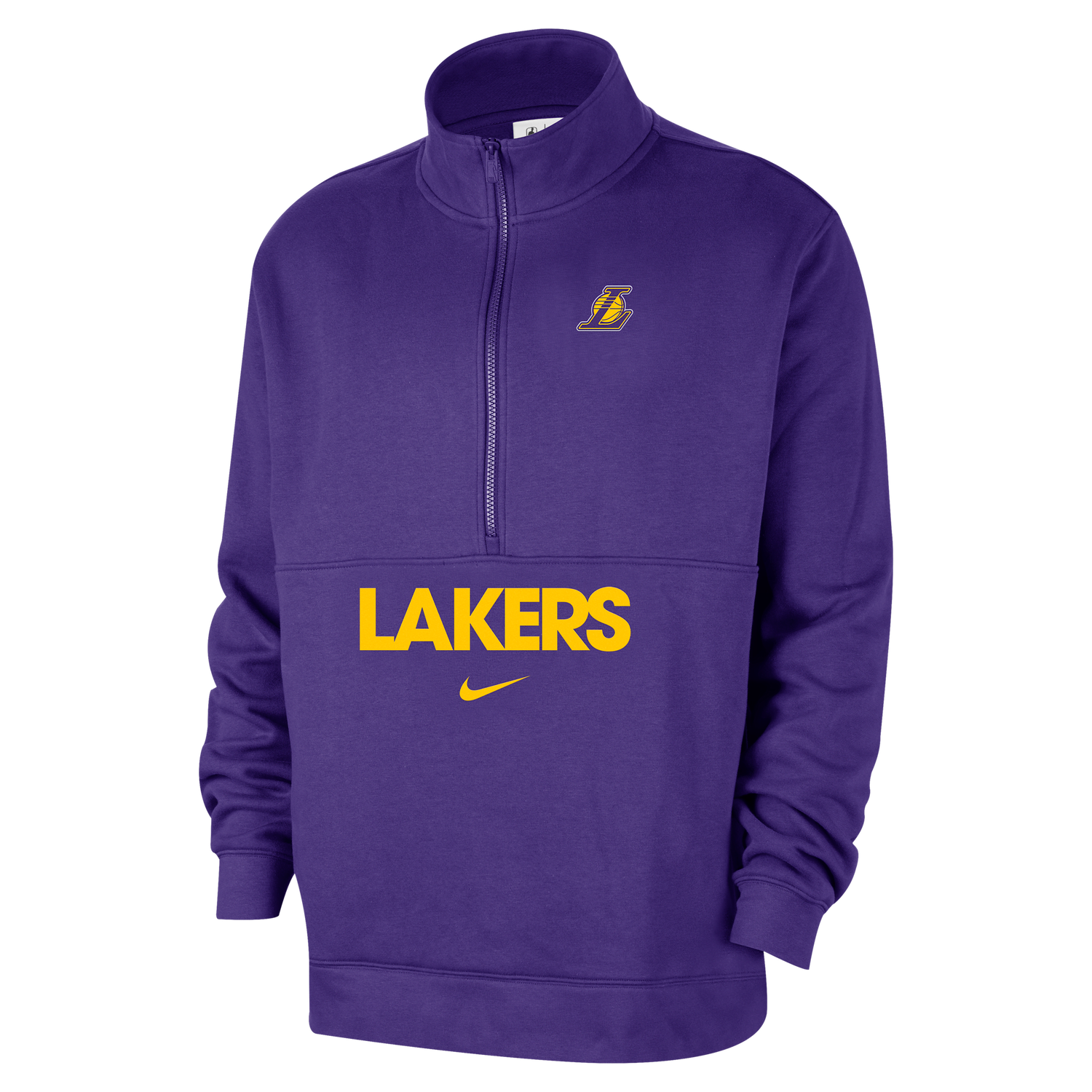 Mikina Nike Nike NBA Los Angeles Lakers Club Courtside Half-Zip Top Fialová | FZ7493-504, 1