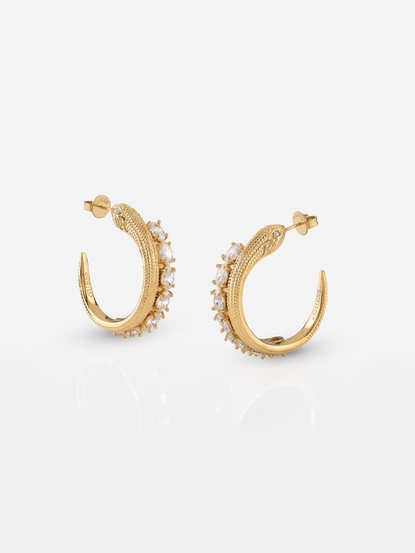 Náušnice GUESS "Golden Temptation" Earrings Metalická | JUBS03023JW, 0