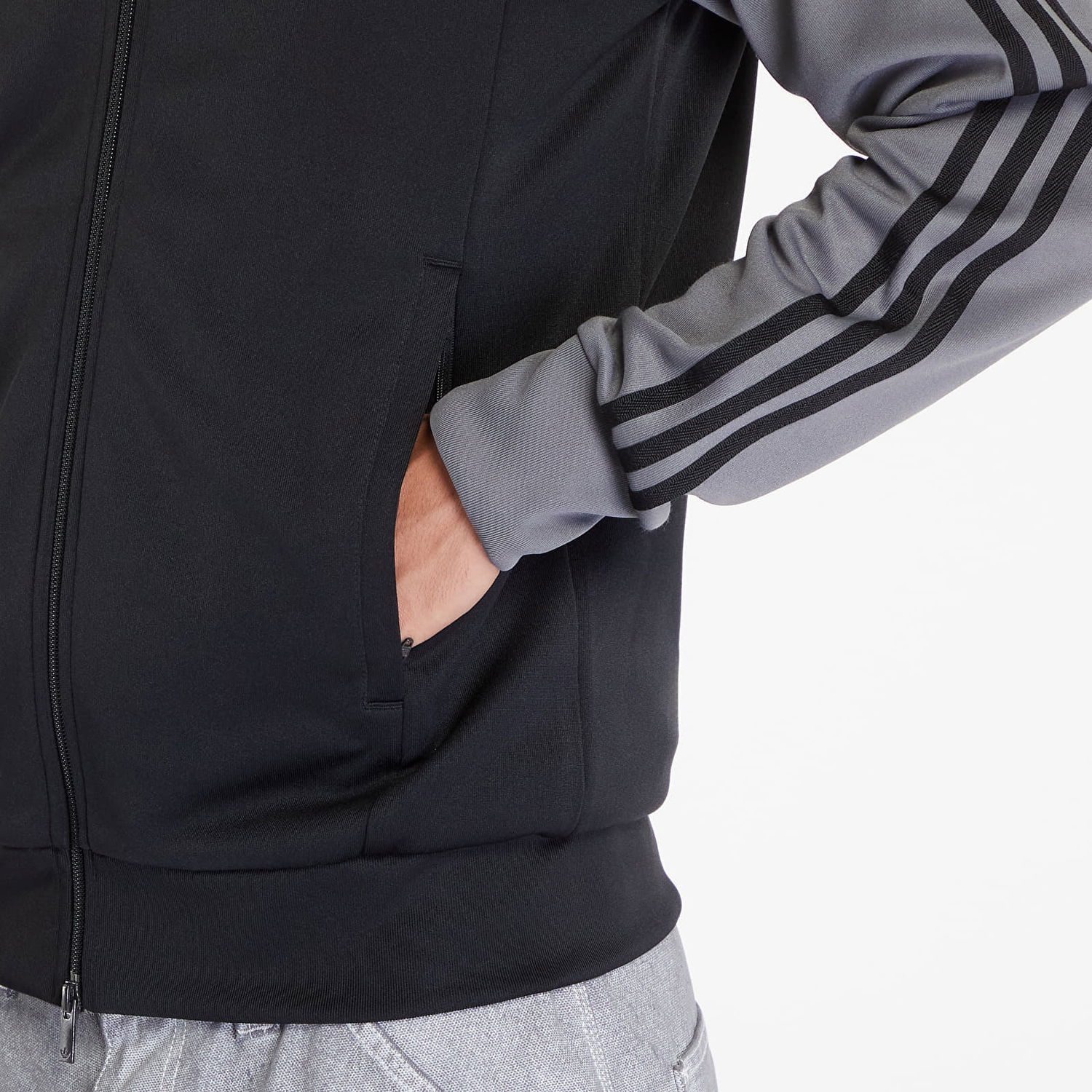 Mikina adidas Originals Sst Track Top Black/ Grey Four Čierna | IY9858, 1