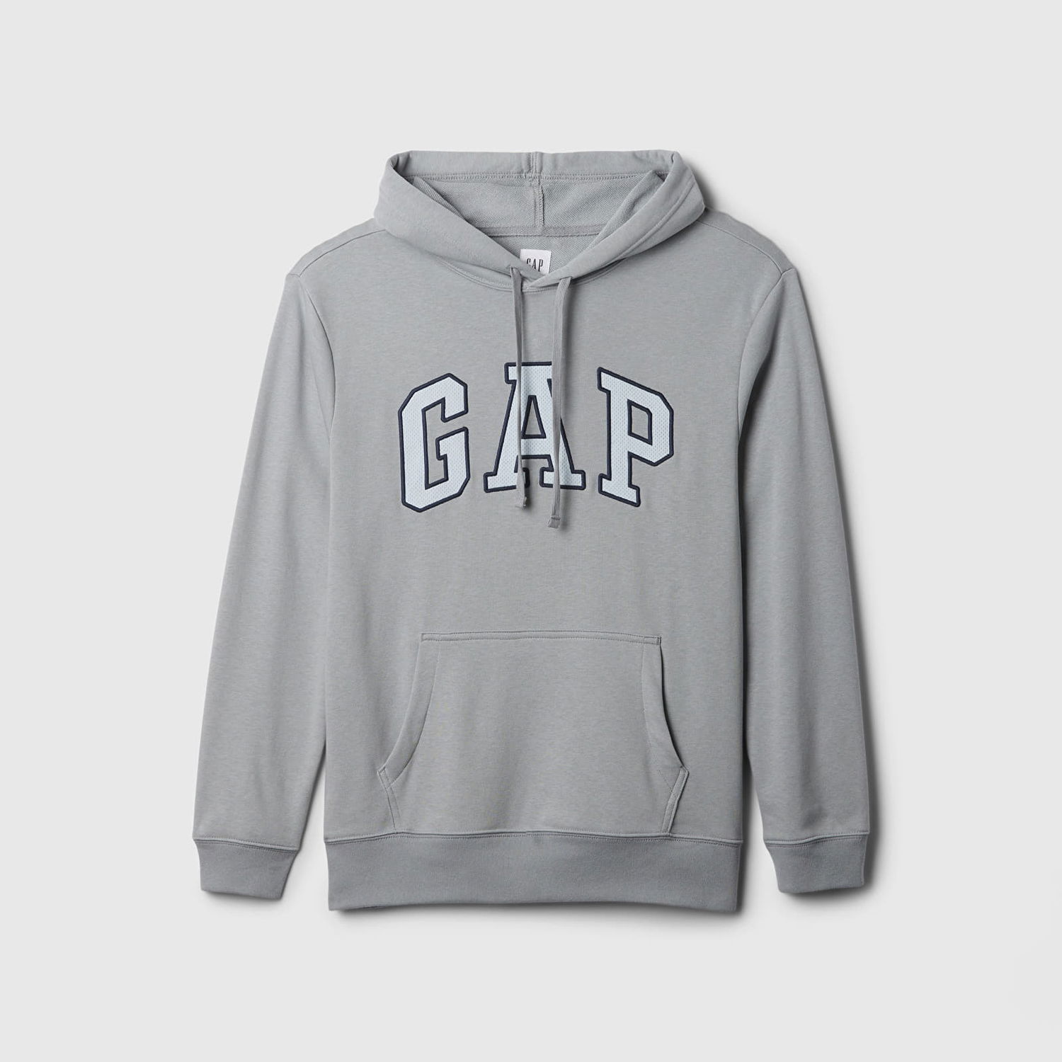 Mikina GAP French Terry Pullover Mini Logo Hoodie Storm Cloud 623 Modrá | 868455-02, 1