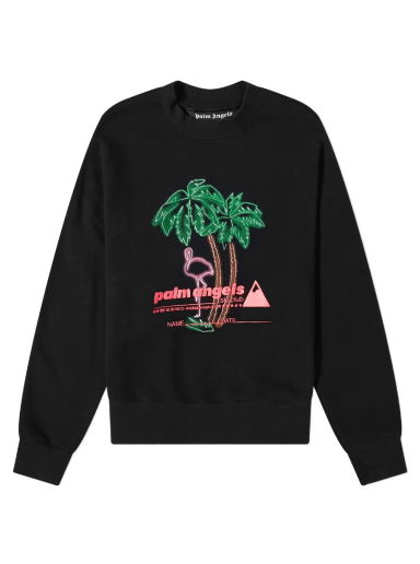 Mikina Palm Angels PA Ski Club Crew Sweat Čierna | PMBA026S23FLE0011084