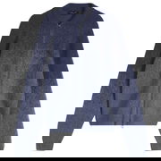 Ombre Mohair Collared Double Zip Knit