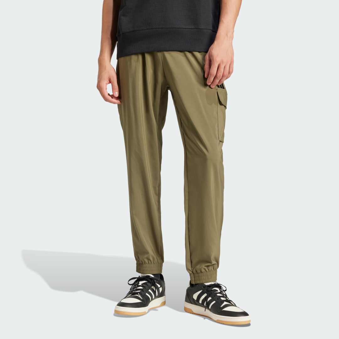 Cargo nohavice adidas Performance Essentials Small Logo Cargo Pants Zelené | JD1824, 0