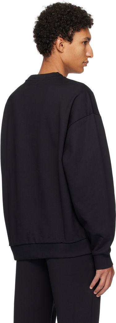Mikina BOSS Oversized Cotton Terry Sweatshirt with Logo Print Zelené | 50538778, 2