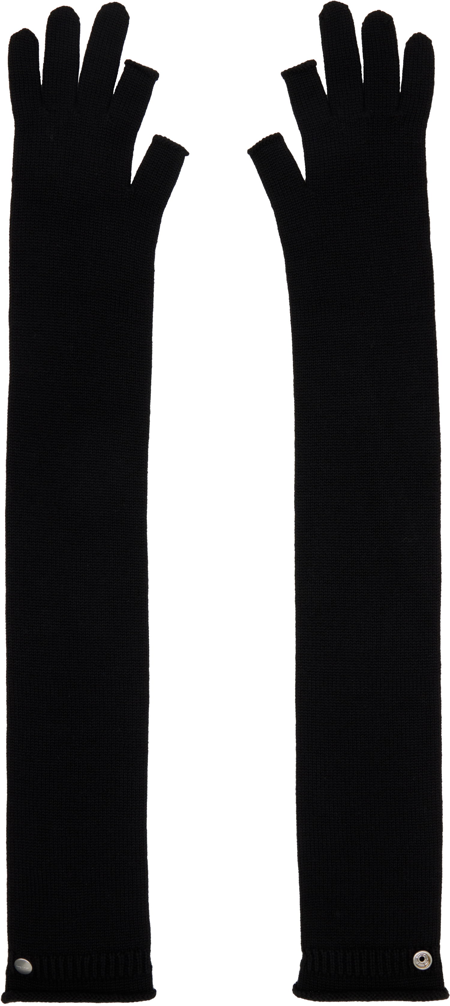 Rukavice Rick Owens Rick Owens Concordians Rasato Knit Opera Gloves Čierna | RP02E4491 M, 0