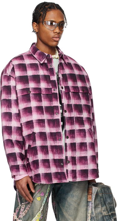 Košeľa Acne Studios Acne Studios Check Button-Up Shirt Ružová | B90814-, 1