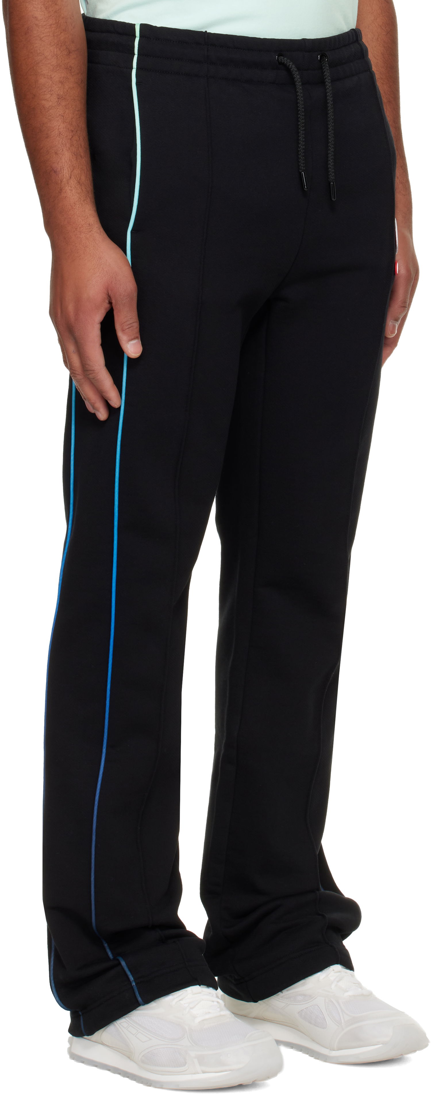 Tepláky Casablanca Casablanca Gradient Piping Sweatpants Čierna | M-AW25-JTR-309-01, 1