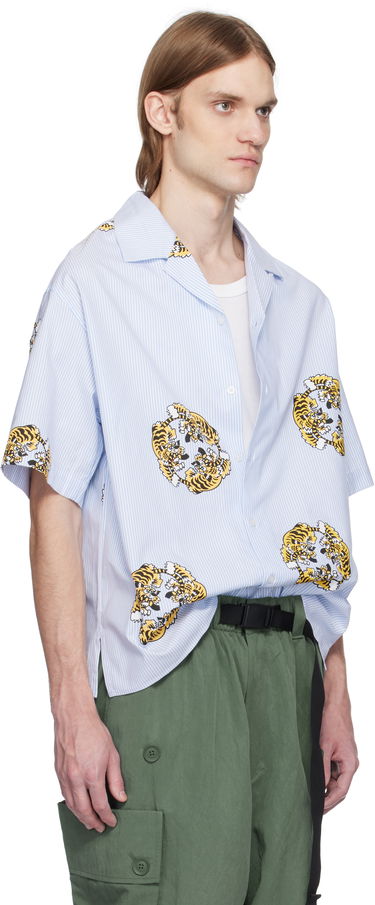 Košeľa KENZO Kenzo Paris VERDY Edition Tiger Print Shirt Modrá | FF55CH1309A5, 1