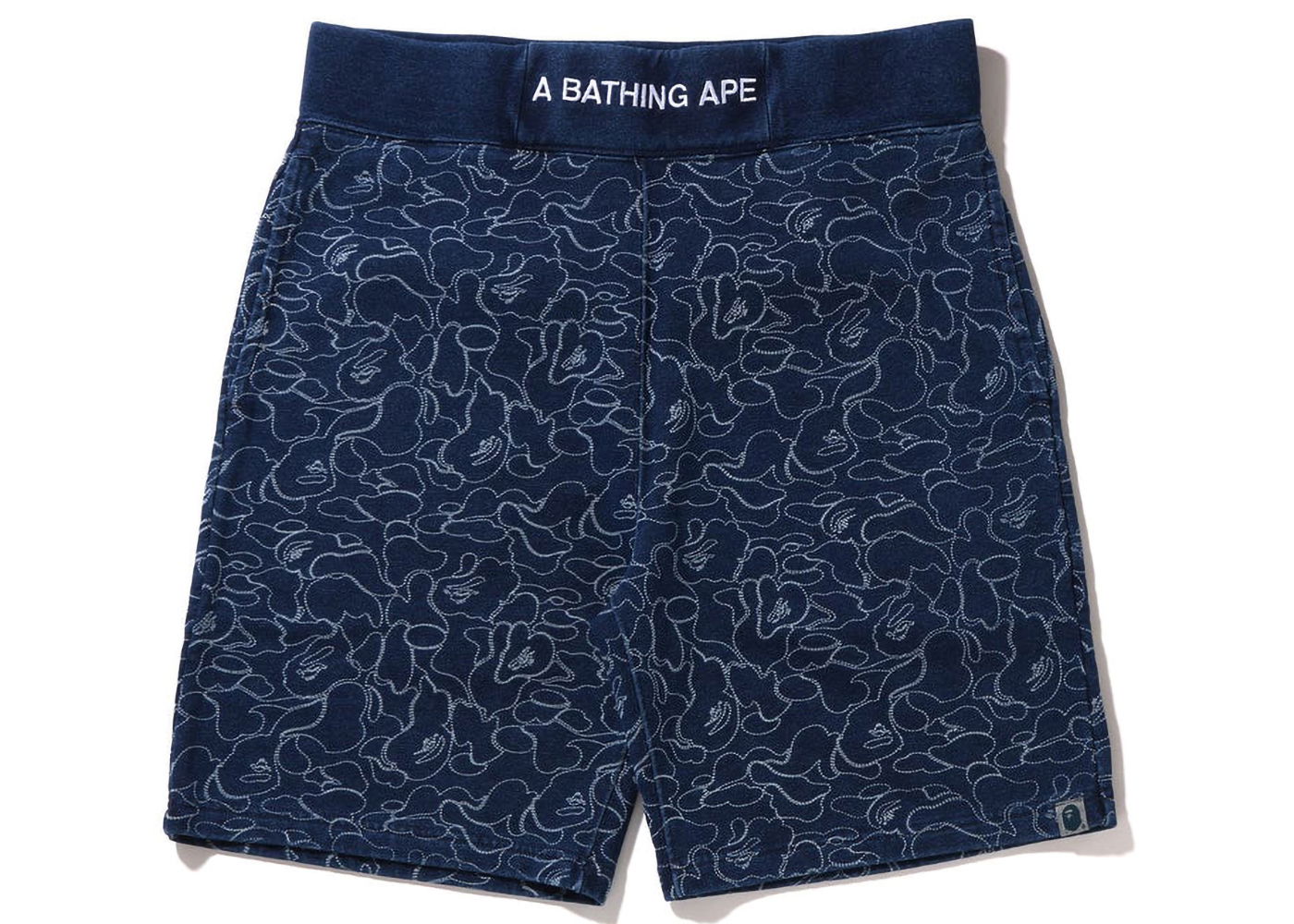 Šortky BAPE Line ABC Camo Sweat Shorts Navy | 1I80-153-010, 0