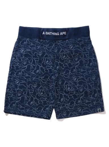 Šortky BAPE Line ABC Camo Sweat Shorts Navy | 1I80-153-010
