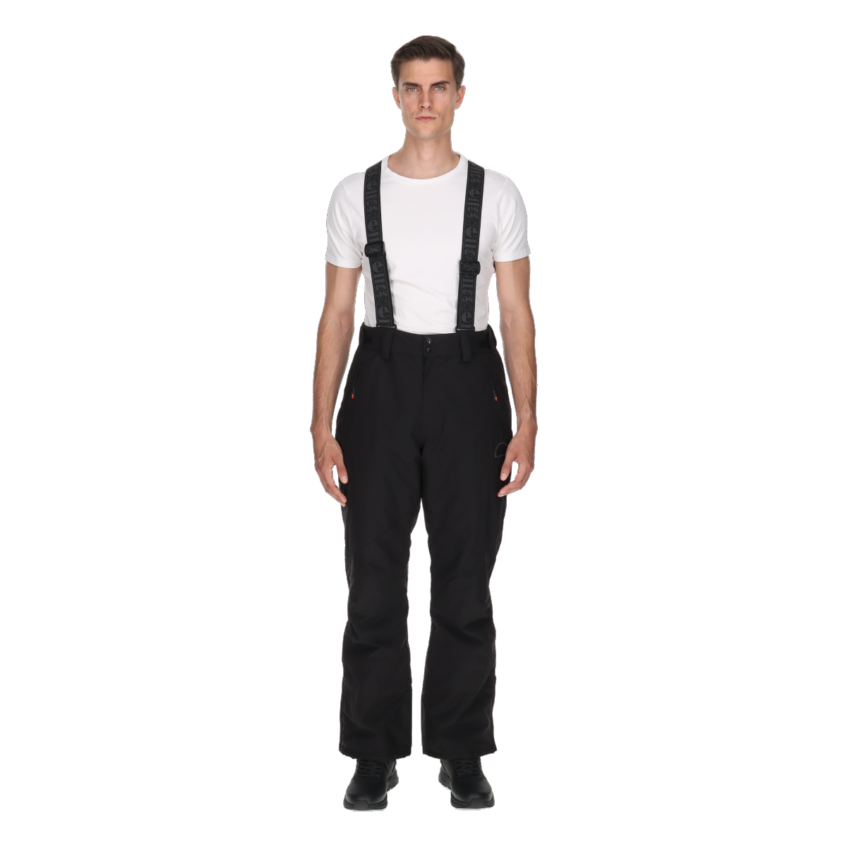Nohavice Ellesse Soft Shell Pants with Suspenders Čierna | ELA253M130-01, 0