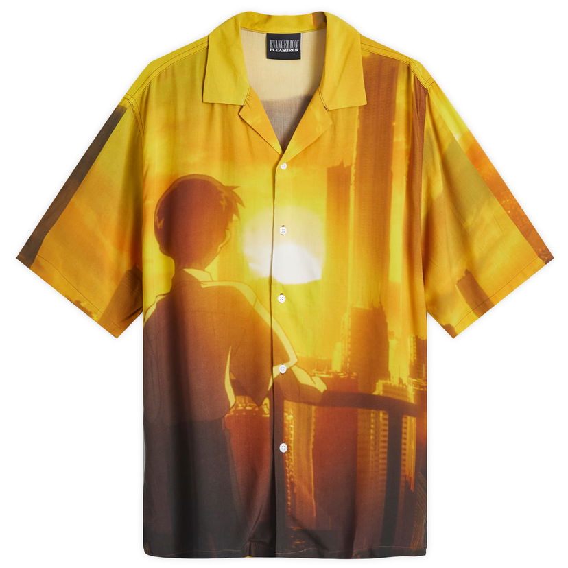 Košeľa Pleasures Tokyo-3 Vacation Shirt Oranžová | P24E008-MLT