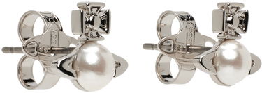 Náušnice Vivienne Westwood Balbina Orb Pearl Stud Earrings Metalická | 62010268-02P118-CN, 1
