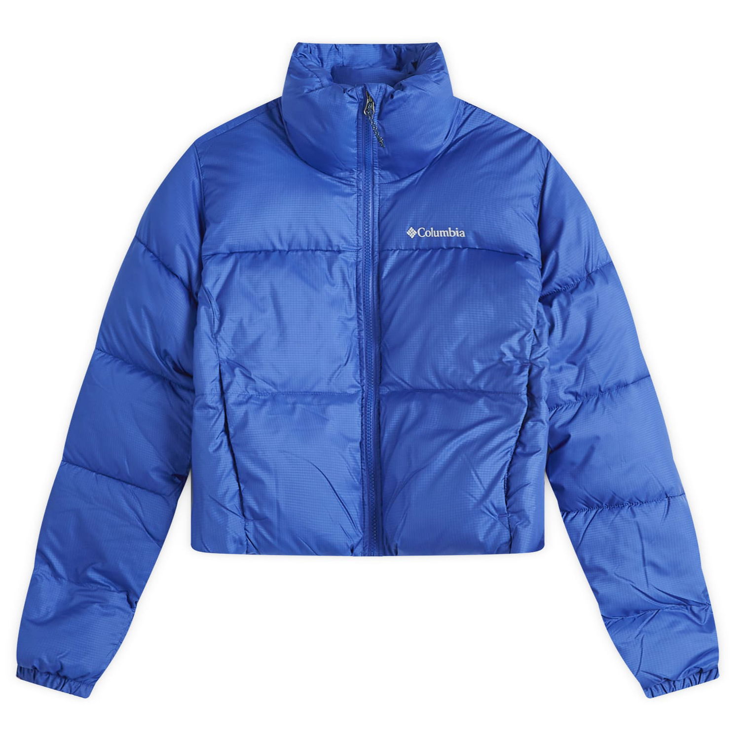 Prešívaná bunda Columbia Women's Puffect Cropped Down Jacket, Size L Modrá | 2088501-BLU, 0