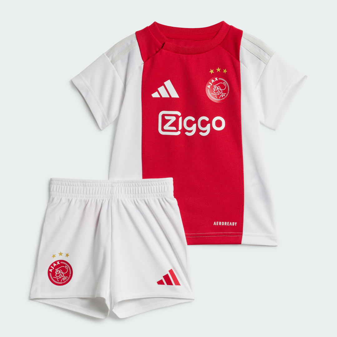 Súprava adidas Performance Ajax Amsterdam 24/25 Home Kit - Baby Červená | IT3491, 0