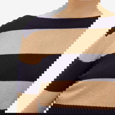 Sveter Max Mara Knitted Striped Jumper Béžová | 2421366062600-020, 5
