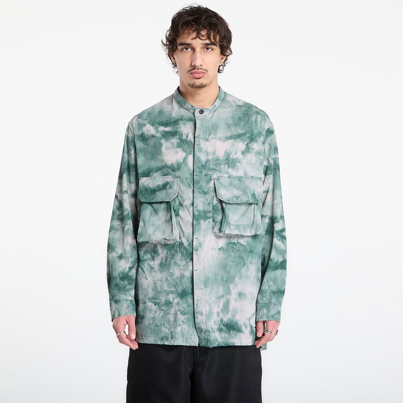 Košeľa Y-3 Y-3 Ut Aop Tie-Dye Band Collar Overshirt with Pockets Rôznofarebný | KC6759