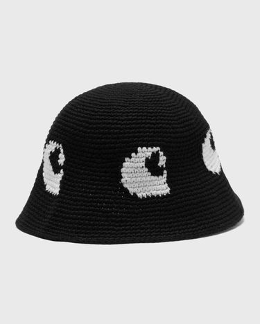 Klobúk Carhartt WIP Crocheted Bucket Hat with Pattern Čierna | I034482-0D2.XX, 2