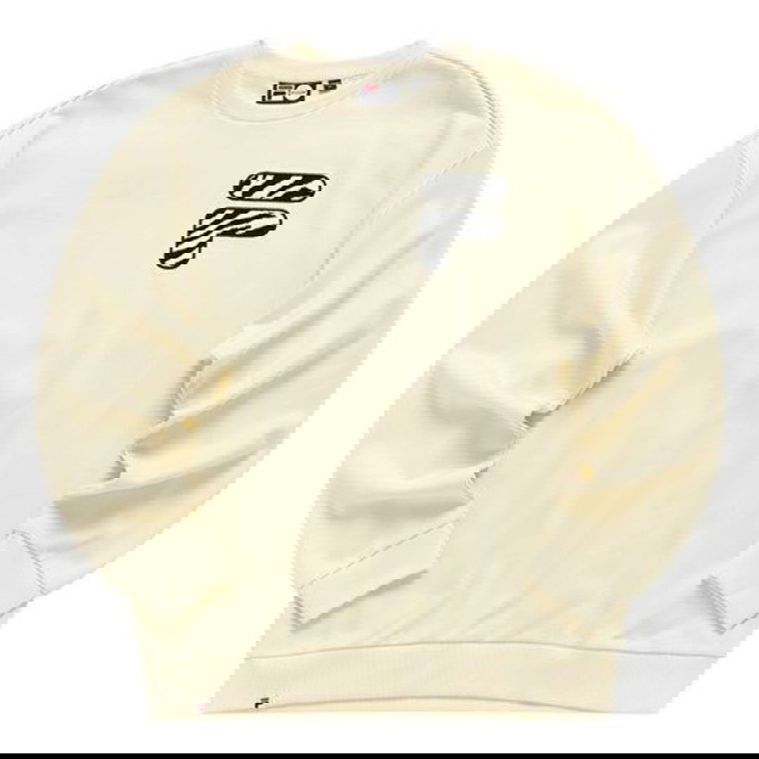 Sveter FILA FUSION Logo Printed Sweater Béžová | T11U216207F-IV, 0