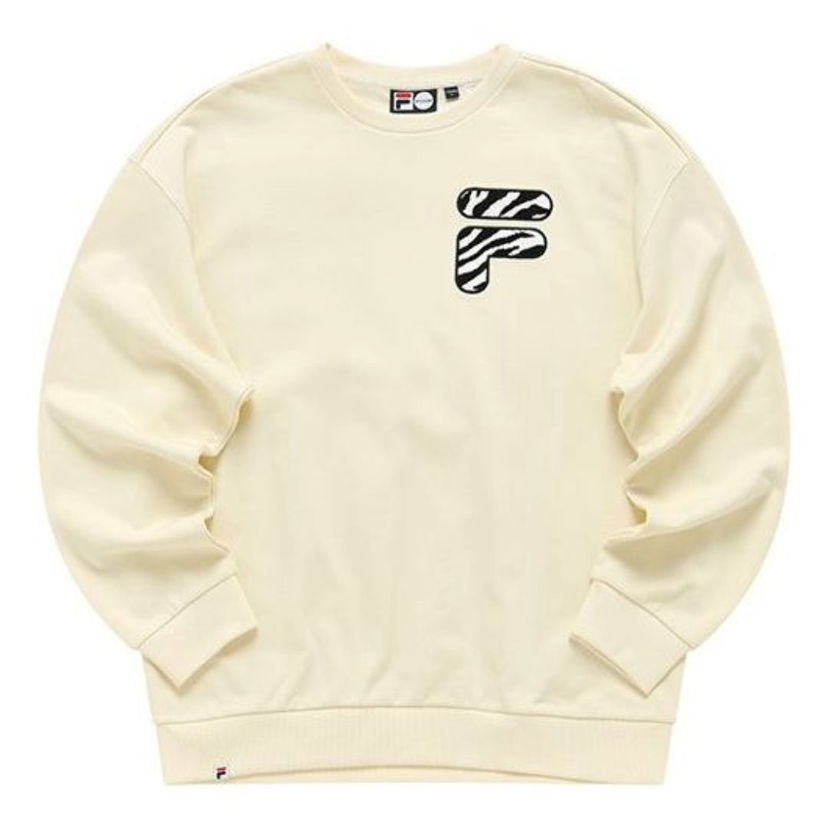 Sveter FILA FUSION Logo Printed Sweater Béžová | T11U216207F-IV