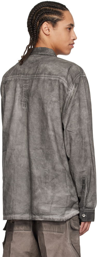 Košeľa Rick Owens Rick Owens DRKSHDW Hollywood Jumbo Overshirt Šedá | DU01E3297 PF, 2