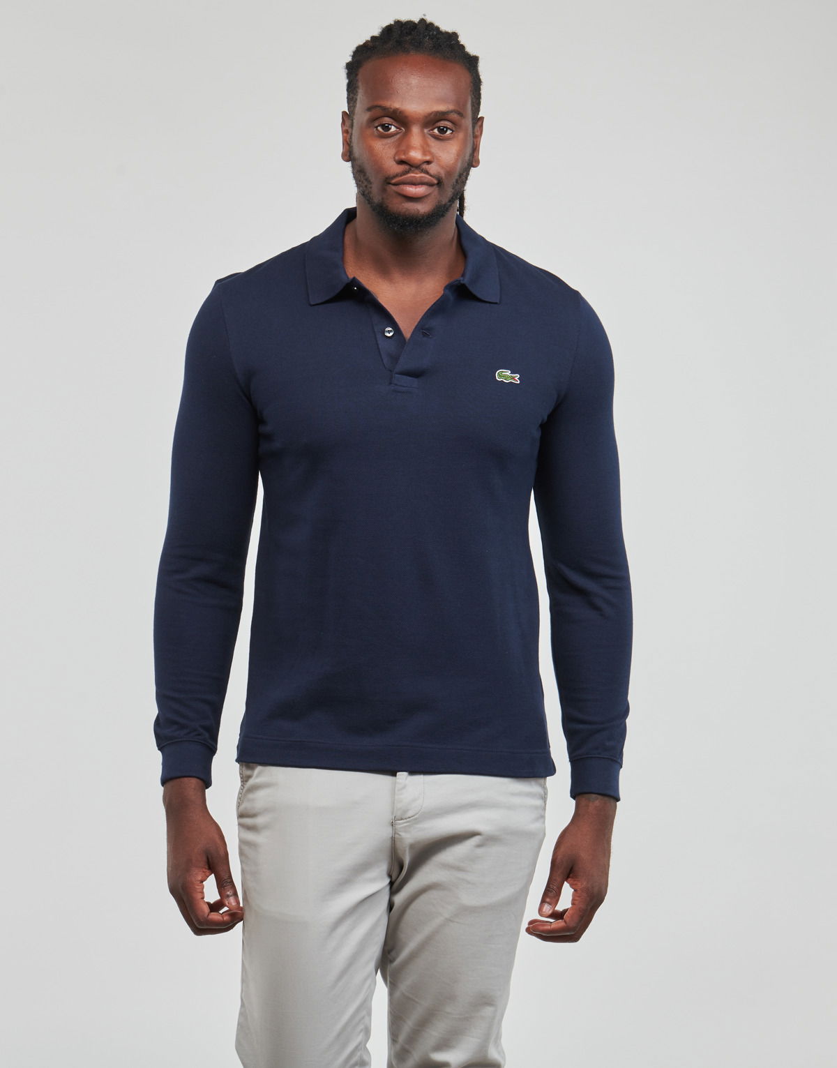 Polo tričko Lacoste Original L.12.12 Slim Fit Long Sleeve Polo Navy | PH4013-166, 1